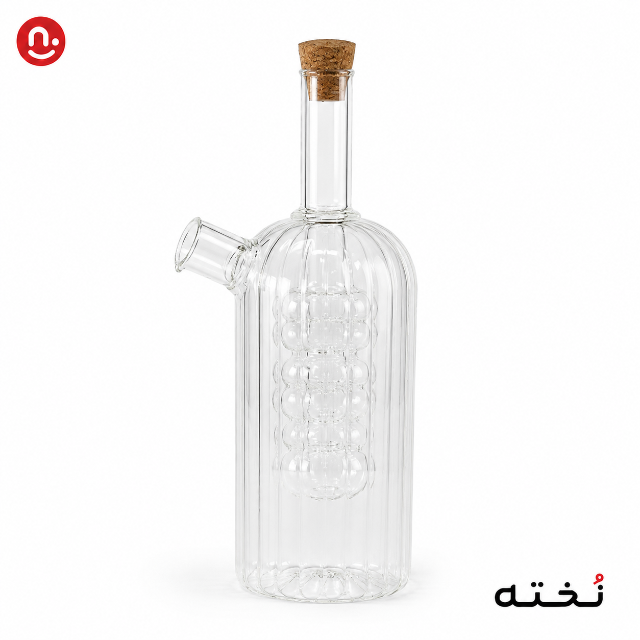 بطری روغن دوجداره پیرکس