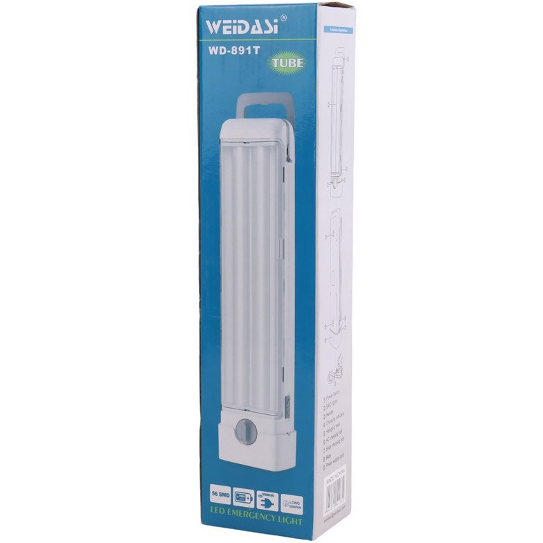 چراغ اضطراری ویداسی مدل WD-891T با نور مهتابی