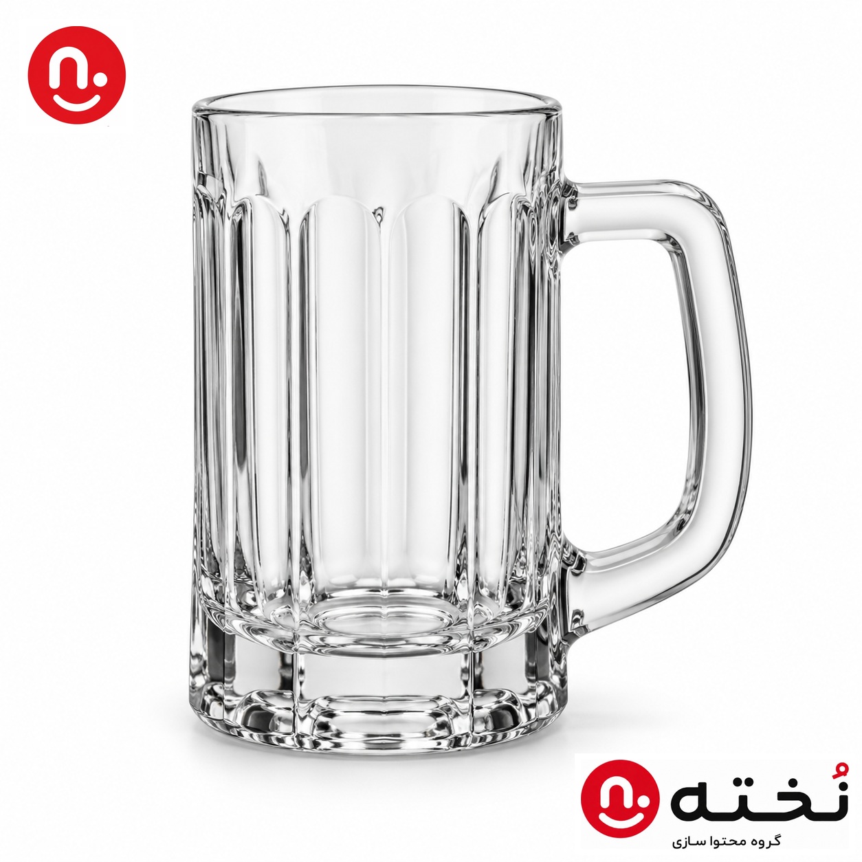 لیوان دسته دار کریستالی دلی گلس مدل TZ2738-۱