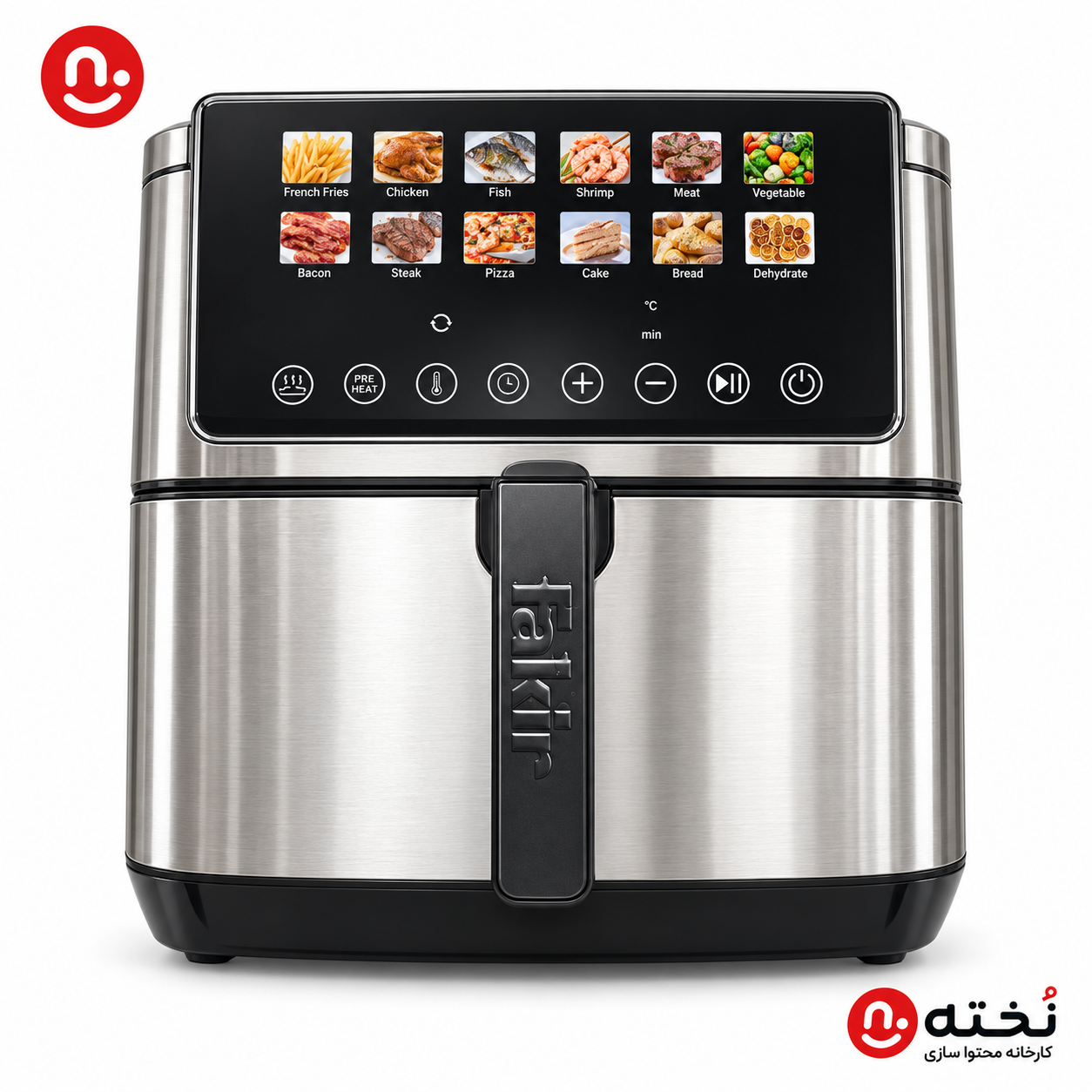هواپز/سرخ كن بدون روغن ۸لیتری برند فكر