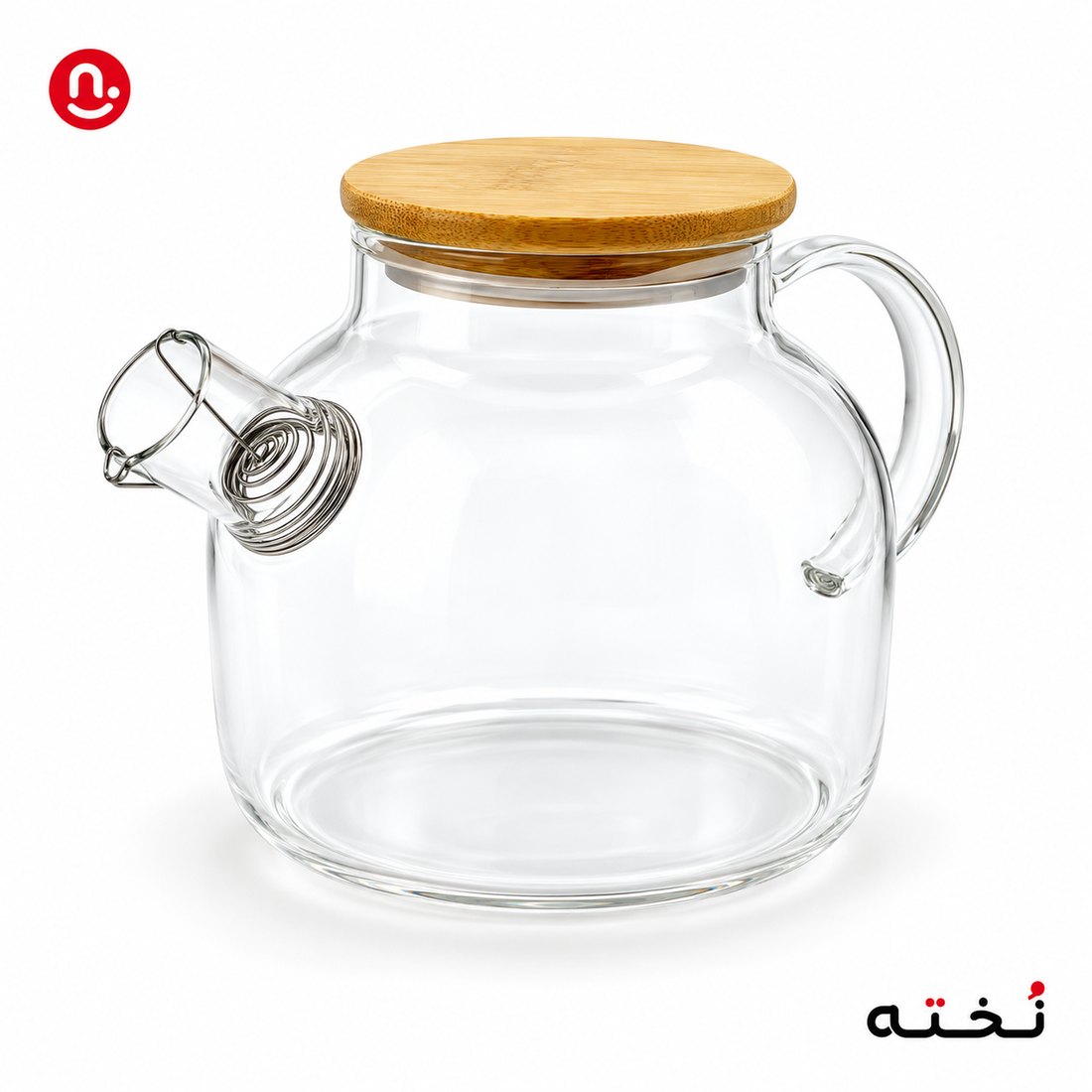 قوری پیرکس درب چوبی ۱۵۰۰ میل