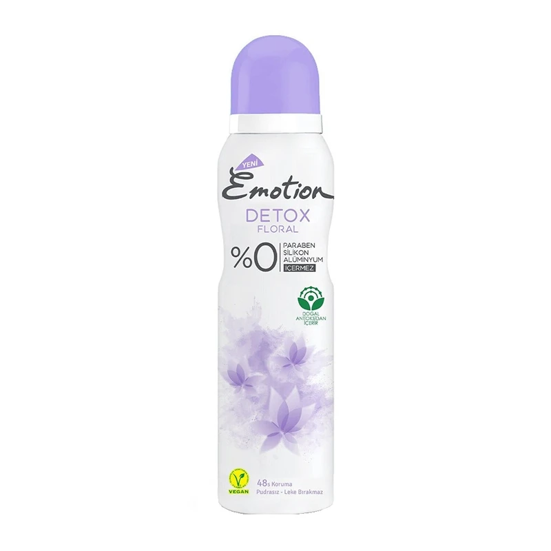اسپری ضد تعریق زنانه ایموشن مدل Detox Floral حجم 150 میلی لیتر