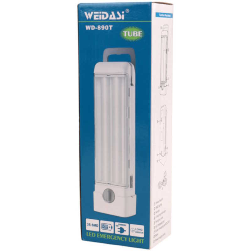 چراغ اضطراری ویداسی مدل WD-890T با نور مهتابی