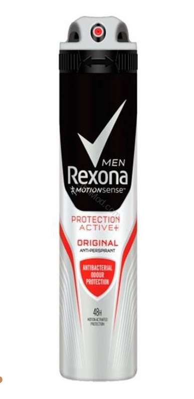 اسپری بدن مردانه رکسونا رایحه +PROTECTION ACTIVE ایتالیایی اصل
