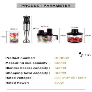 گوشت كوب چندكاره سونیفر مدل SF-8086