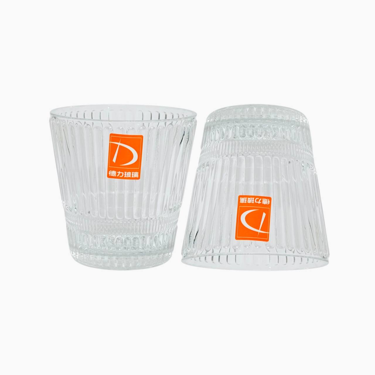 لیوان شیار دار کریستالی دلی گلس مدل TY1628C
