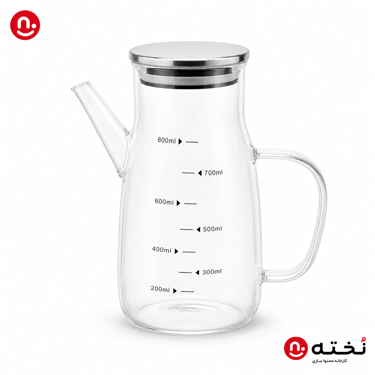 روغن ریز پیرکس-درب استیل ۸۰۰ میل