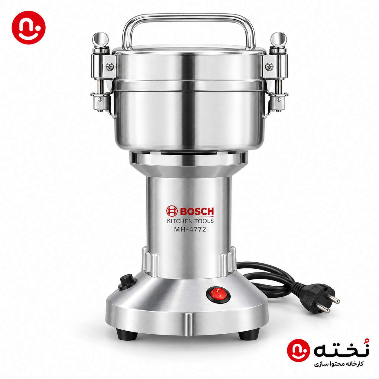آسیاب صنعتی ۳۸۰۰وات-۲۰۰گرمی برند بوش مدل MH-4772