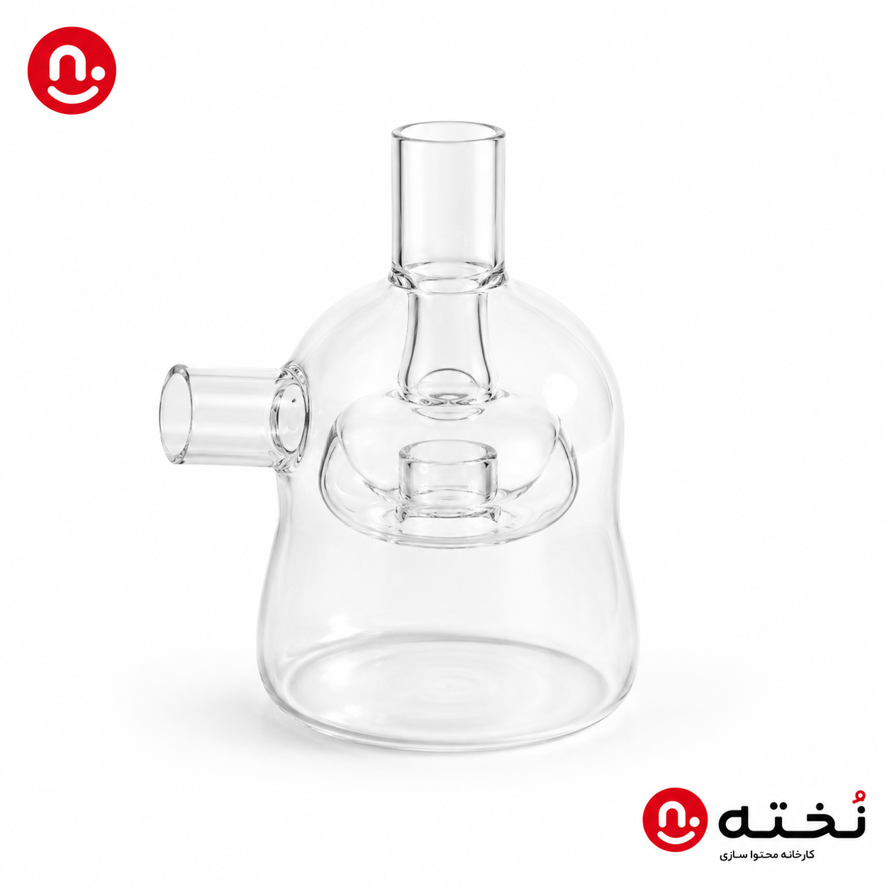 بطری روغن دوجداره پیرکس